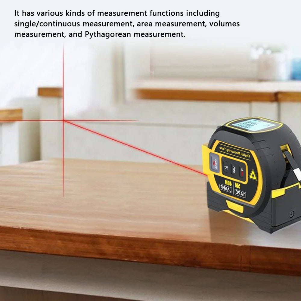 CraftHandHub™ Measuring Sight 3-In-1 Infrared Laser Tape Measuring